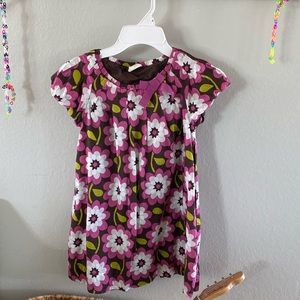 Floral Spring dress- pretty colors - very good condition